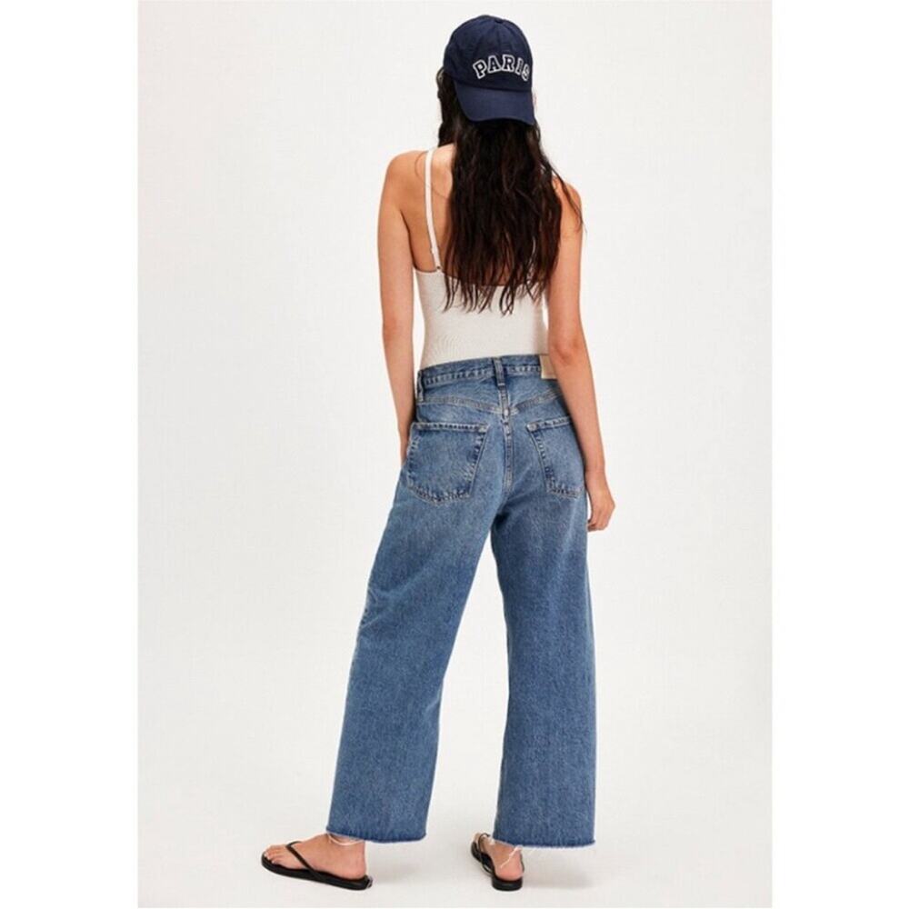 Citizens of Humanity Ayla Raw Hem Crop Jeans in Doheny Wash Size 29 - Picture 2 of 15